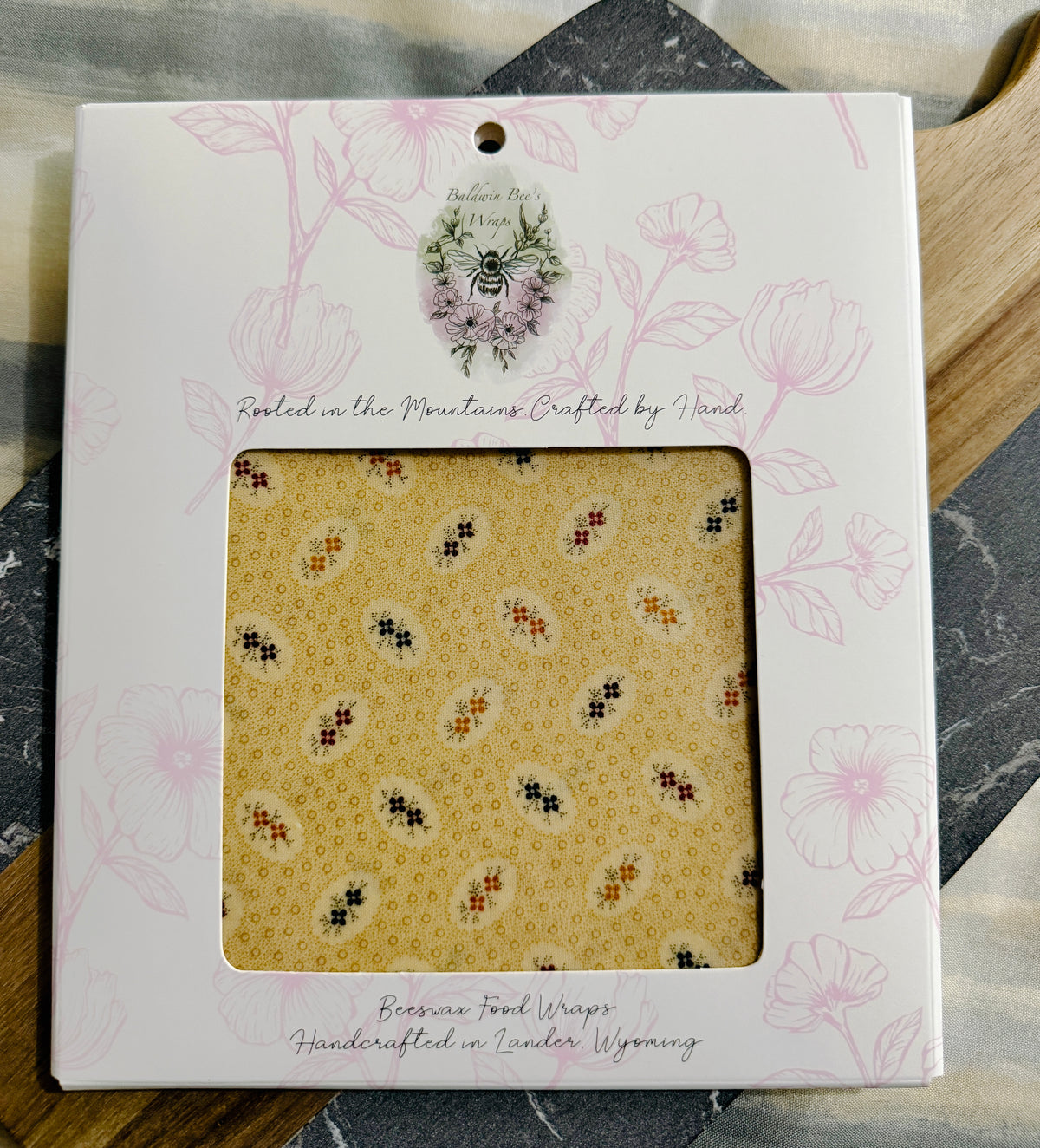 Jumbo Beeswax Bread Wrap - Reusable Bread Storage Wrap for Homemade Bread, Sourdough & Artisan Loaves  (GMA'S COUCH)