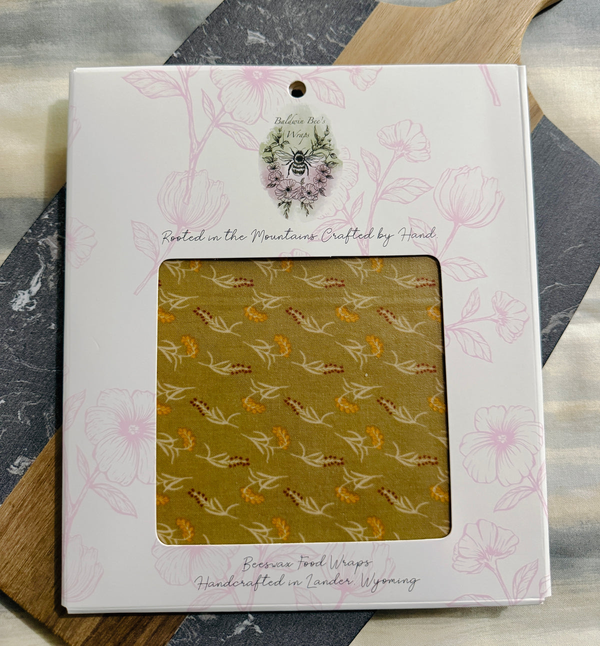 Jumbo Beeswax Bread Wrap - Reusable Bread Storage Wrap for Homemade Bread, Sourdough & Artisan Loaves  (WHEAT BERRRIES)