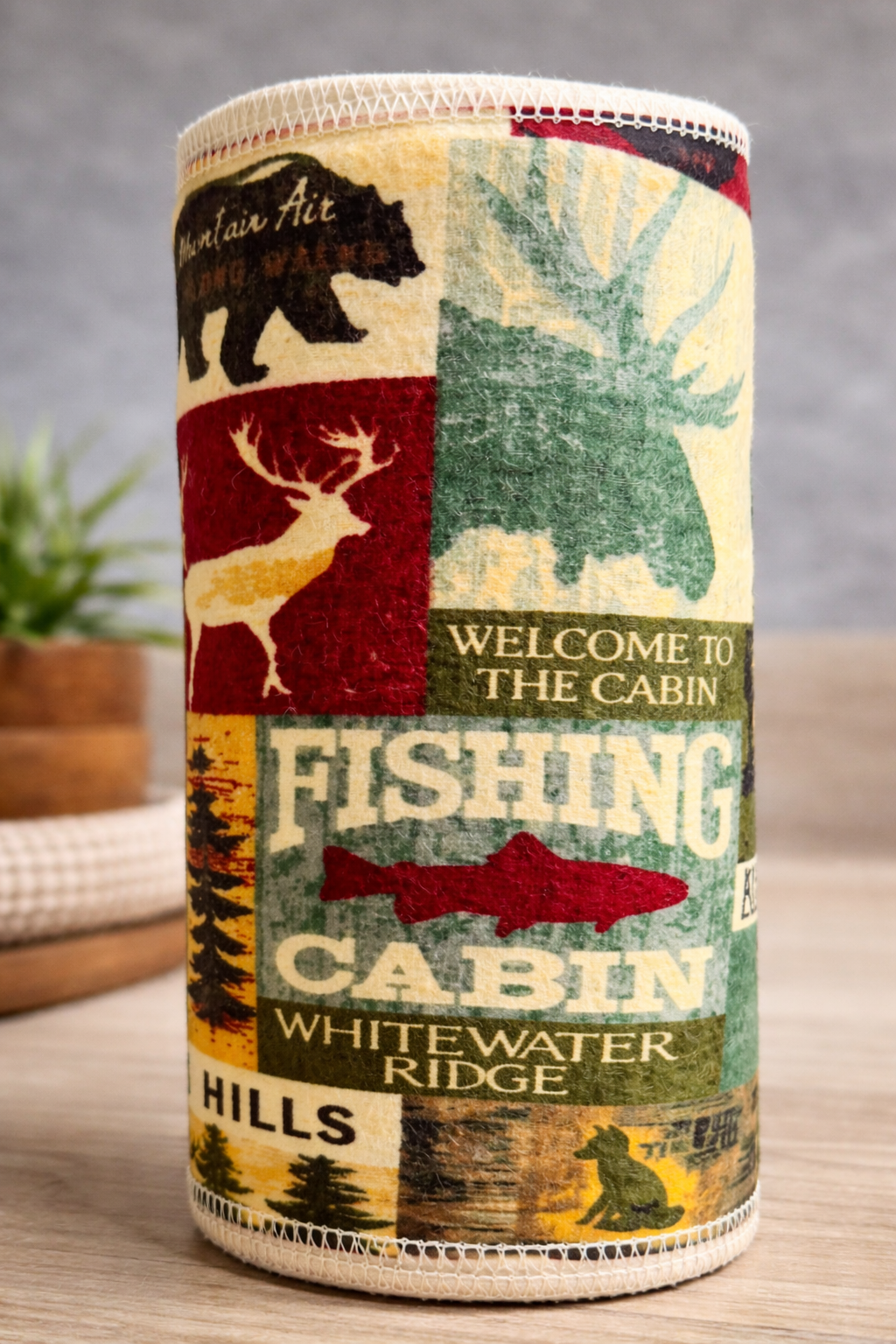 Reusable Kitchen Towels – Set of 6 (Cabin)